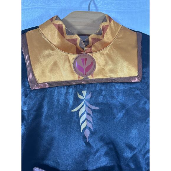 Disney Collection Princess Anna Costume Child's 5/6 Frozen Dress Cape - Picture 10 of 14